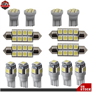 Paquete interior de 14 luces LED blancas Super Duty para Ford F250 F350 1999-2016 Foto 1 de 4