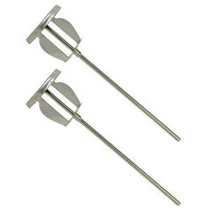 Jiffy Mixer HS-1 1/4" Shaft 2 Gallon Stainless Steel Paint Grout Mixer Blade 2PK - Picture 1 of 1