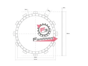 701.741466 Disco Embrague Decorar Japón OEM - Picture 1 of 1