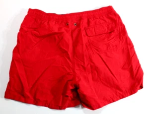 VTG Polo Ralph Lauren Swim Trunks Shorts Men's XL Red Nylon Mesh Lined - Picture 1 of 9