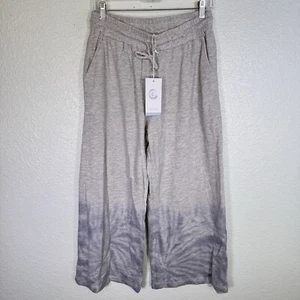 Calme Pants Womens Large Mihu Wide Leg Tie Dye Comfy Cozy Sweatpants Lounge NEW - Picture 1 of 10