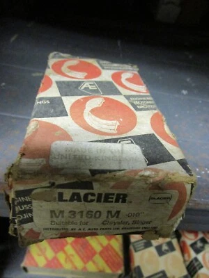 Juego de rodamientos principales Sunbeam Alpine Rapier 1956-1965 1494cc 1592cc NOS AE #M3160M Foto 1 de 2