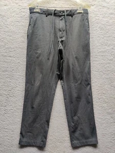 Uniqlo 100% Polyester Men's Straight Fit Dark Gray Pants Size 30x30 - Picture 1 of 9