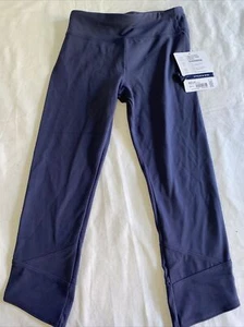 Athleta Girl Medieval Violet On Pointe Cross Hem Capri Legging NWT Size Med 8-10 - Picture 1 of 6