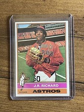 JR Richard Signed 1976 Topps Card Dec ‘21 Astros Auto