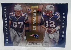 2014 Absolute 20th Anniversary Quads Tom Brady Gronkowski Edelman Patriots SP - Picture 1 of 2
