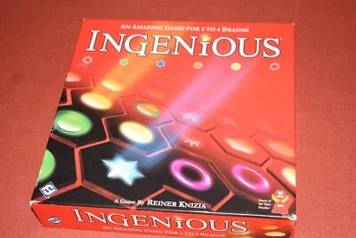 2012 Ingenious by Reiner Knizia Board Game Fantasy Flight Games Complete - Image 1 of 4