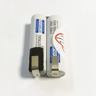 2er Reihe Panasonic eneloop AA Mignon / 2,4V / 1900mAh NI-MH mit Lötfahne