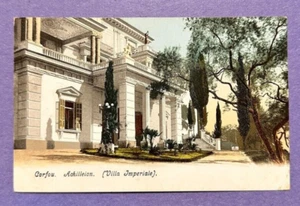Grecia; Corfú, El Achilleion (Villa Imperial) PPC, sin publicar, c 1900 - 1905 - Imagen 1 de 2