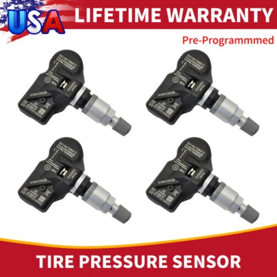 Set (4) TPMS Tire Pressure Monitoring Sensor for BMW 528I 535D 535I 36106798872 - Image 1 of 4