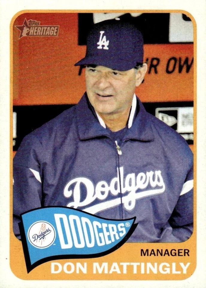 2014 Topps Heritage #217 Don Mattingly - Los Angeles Dodgers - Image 1 of 1