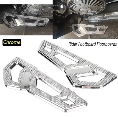 Driver Rider Floorboard Footboard For Harley Road Electra Glide Heritage Softail Foto 1 de 4