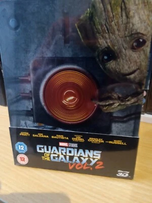 Guardians Of The Galaxy Vol. 2 3D Blu Ray Steelbook UK Release NEW & SEALED - Image 1 of 2