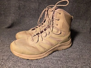 BATES BRAND DESERT ANKLE HIGH BOOTS 8 INCH MICHELIN SOLES SIZE 11.5 X WIDE USED - Picture 1 of 12