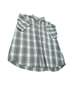 Camicia Carhartt Force leggera relaxed fit a quadri con bottoni taglia XL CowboyCore - Foto 1 di 5
