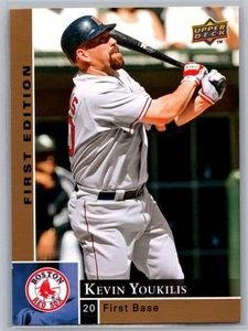 2009 Upper Deck Prima Edizione #50 Kevin Youkilis Boston Red Sox MLB Card - Foto 1 di 2