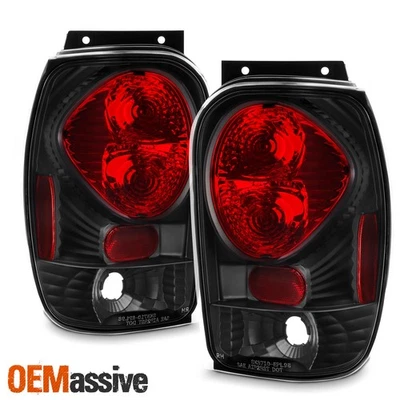 Luces de freno traseras negras para SUV Explorer Mercury Mountaineer Sport 98-01 Foto 1 de 4