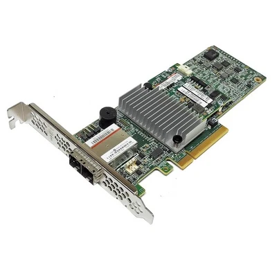 Intel RAID RS3SC008 LSI MR SAS 9380-8e 12Gb PCIe x8 RAID Controller 03-25528-08B - Immagine 1 di 4