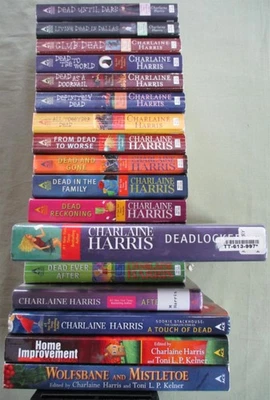 CHARLAINE HARRIS Lot of 17 Books SOOKIE STACKHOUSE TRUE BLOOD Paranormal Series Foto 1 de 4