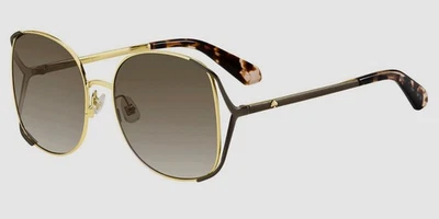 $160 Kate Spade EMYLEE/G/S 086HA Women's Gold Square Sunglasses Shades 59-18-135 - Image 1 of 4