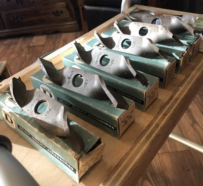 Vintage DeWalt Cutter Bits (6) Part  #104,107,108,109, 114 & 115. Original Boxes - Image 1 of 4