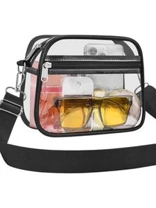 Clear Bag for Stadium Events Clear Handbags Purses for Sports Fans - Picture 1 of 7