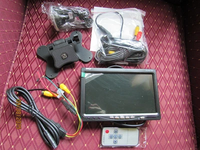 Pyle PLCM7700 7'' LCD Video Monitor w/Universal Mount Rearview Backup Camera NIB - Image 1 of 4