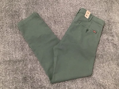 Levi's XX Chino Standard Taper Mens 38x34 Pants Green Cotton Blend Twill Stretch - Image 1 of 4