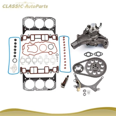 Kit de cadena de distribución de junta de culata bomba de agua para GMC Jimmy Diamond 4,3 L 2000-2001 Foto 1 de 4