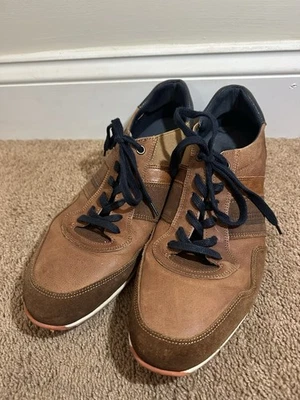 Bull Boxer Taryk Low Top Leather Suede Sneakers Brown Lace Up Men’s Size 11 - Image 1 of 4