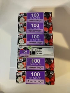 Tidyz Gefrierbeutel Lebensmittel Aufbewahrung mit Bindegriff 600 Beutel - Bild 1 von 2