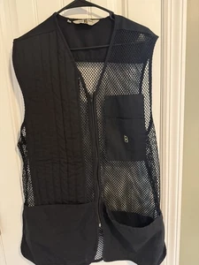Bob Allen Black Mesh Shooting Vest Large - Picture 1 of 7