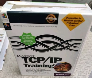 Microsoft TCP/IP Training/Cert Course Software & Text - Windows NT - Sealed! - Imagen 1 de 2