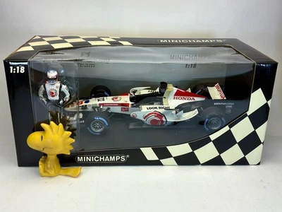 1:18 Minichamps Honda Racing F1 RA106 Jenson Button 1st Win Hungary GP 2006 - Image 1 of 4