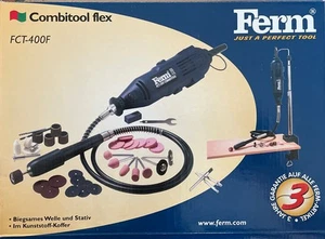 Ferm Combitool FCT-400F Biegsame Welle Bohrer Schleifer mit Stativ - Bild 1 von 3