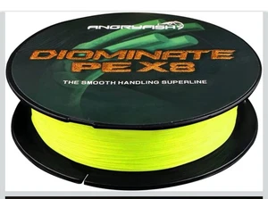 ANGRYFISH Diominate PE X8 Stränge starke geflochtene Angelschnur - 70 Pfund 0,40 mm - 327 Yard - Bild 1 von 10