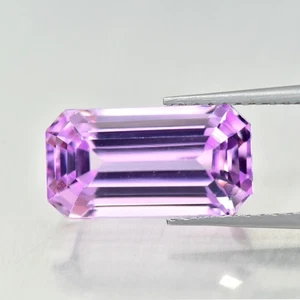 5.74Ct Octagan_Supreme Transparent Natural Pink Kunzite Gemstone - Picture 1 of 1