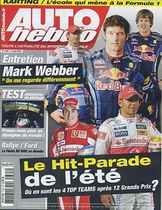 AUTO WEEKLY n°1765 du 11 Aug 2010 MARK WEBBER - Picture 1 of 1