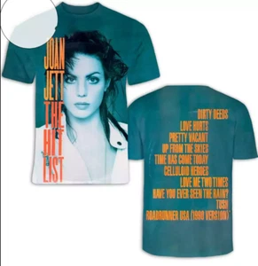 Joan Jett The Hit List 3D T-Shirt hot Gifl Love Men And Women KNA719 - Picture 1 of 2
