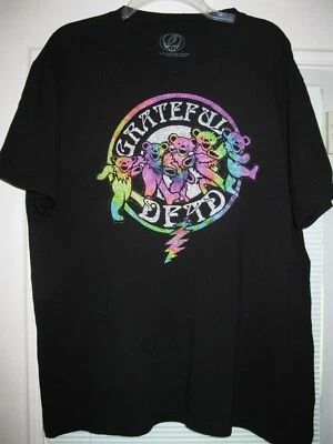 Grateful Dead tee shirt Dancing Bears lrg Official Dead Reprint. - Image 1 of 4