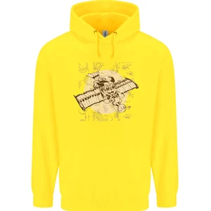 Flying Steampunk Dog Childrens Kids Hoodie - Picture 1 of 72