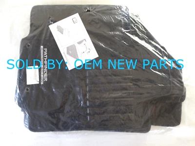 2013-2020 Nissan Pathfinder MIDNIGHT EDITION Carpet Floor Mats Black 999E2-XZH01 Foto 1 de 4