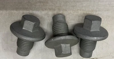 x3 NEW OEM LAND ROVER ENGINE OIL DRAIN PLUG, DRAIN GASKET, LR073675, 2005-2023 - Image 1 of 2