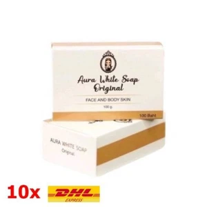 10x Aura White Soap Bright skin Reduces acne 100g - Picture 1 of 9