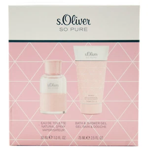 s.Oliver SO PURE woman Geschenkset 30ml Eau de Toilette + 75 ml Duschgel - Bild 1 von 1