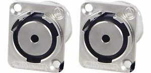 (2 PACK) SWITCHCRAFT EH35MMSSC 1/8" (3,5 mm) TRS Tipo Conector de montaje en panel - Imagen 1 de 1
