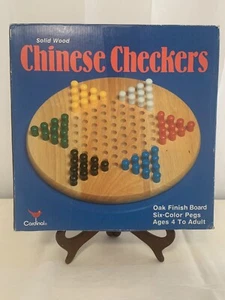 Vtg Cardinal Industries Solid Wood Chinese Checkers Game Edition No.184 - Picture 1 of 4