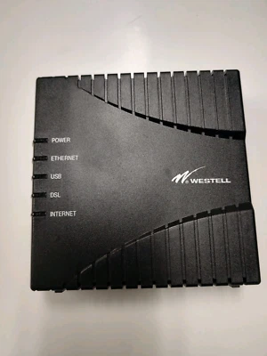 Westell DSL Modem - model 6100 - C90-610030-06 - w/power adapter - Image 1 of 3