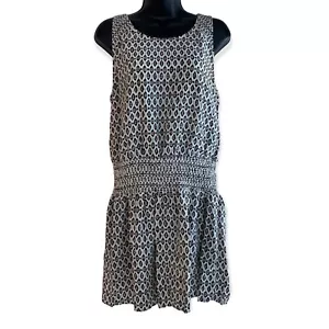Joie 'Lawska' Print Silk Dress in Beige Leopard Gathered Waist Sleeveless Size S - Picture 1 of 9