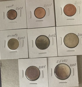 Netherlands  Euro 8 Coins  Complete Set  2000- 2002 - Picture 1 of 2